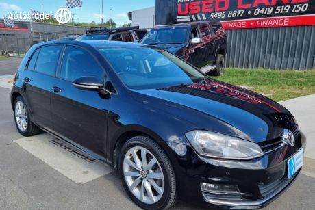 Black 2013 Volkswagen Golf Hatchback 110 TDI Highline