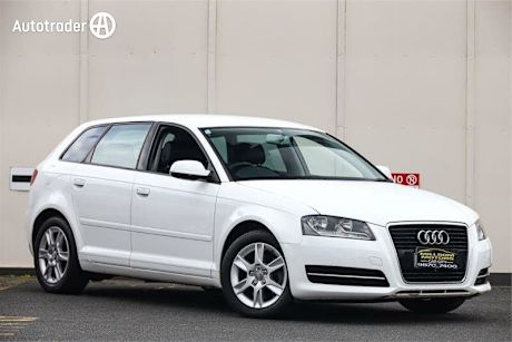 White 2012 Audi A3 Hatchback Sportback 1.6 TDI Attraction