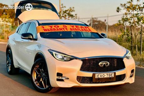 White 2018 Infiniti Q30 Hatch S Sport H15 MY19 2.0L 7 Spd Auto Premium SUV