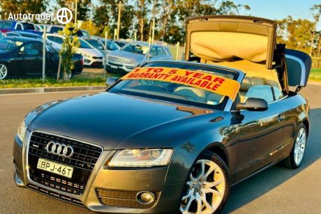 Grey 2010 Audi A5 Convertible 3.0L V6 TDi 2D Cabriolet Turbo Diesel Convertible 7 Spd