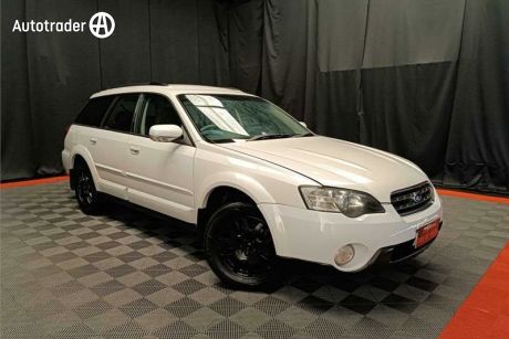 White 2004 Subaru Outback Wagon 2.5I