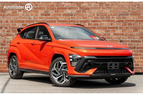Orange 2024 Hyundai Kona Wagon N Line