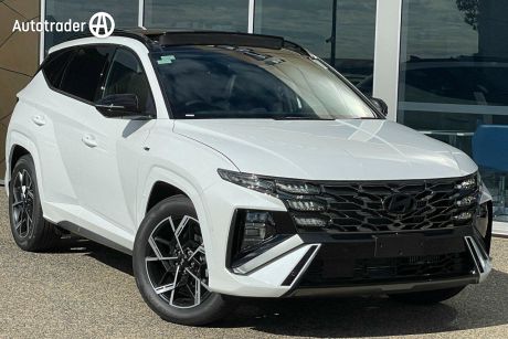 White 2024 Hyundai Tucson Wagon Premium N Line (awd)