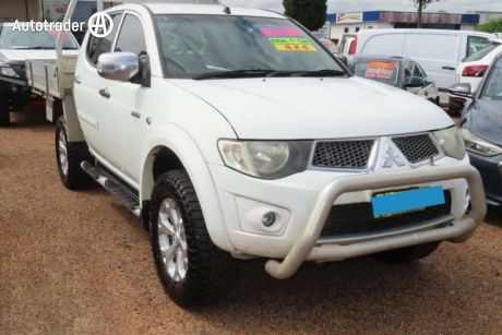 White 2013 Mitsubishi Triton Double Cab Utility GLX (4X4)