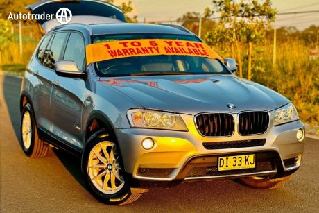 Blue 2011 BMW X3 Wagon xDrive20d F25 4x4 2.0L 8 Spd Auto Turbo Diesel