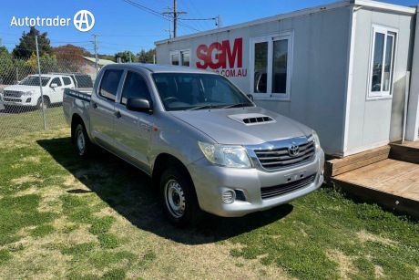 Silver 2015 Toyota Hilux Ute Tray KUN16R SR Utility Double Cab 4dr Man 5sp 3.0DT