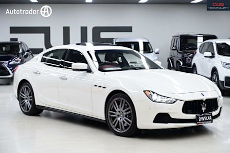 White 2014 Maserati Ghibli Sedan