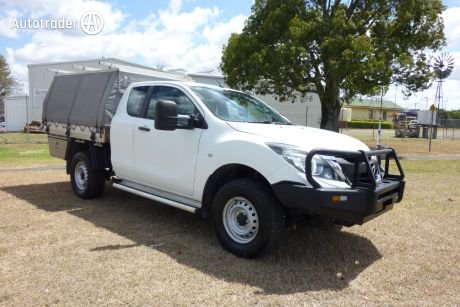 White 2017 Mazda BT-50 Freestyle Cab Chassis XT (4X4)