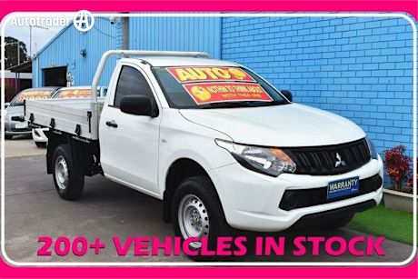 White 2018 Mitsubishi Triton Cab Chassis GLX