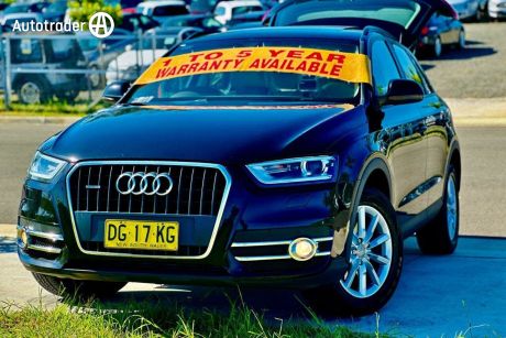 Black 2013 Audi Q3 Wagon 2.0 TSFI quattro Luxury Auto 4WD SUV