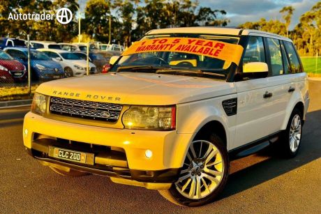 White 2010 Land Rover Range Rover Sport Wagon 3.6 TDV8 Turbo Diesel 4x4 Auto Luxury SUV