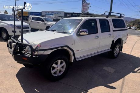 White 2005 Holden Rodeo Ute Tray LT Crew Cab