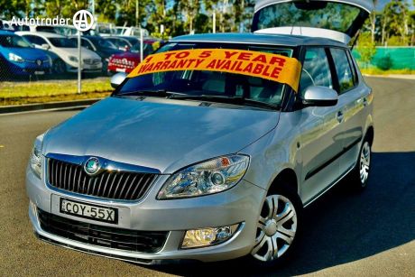 Silver 2013 Skoda Fabia Hatch 77TSI 5JF 4 Cyl 1.2L Turbo 7 Speed Auto