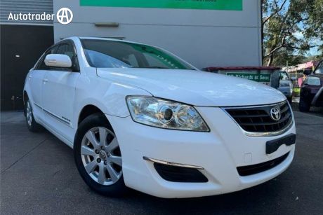 White 2007 Toyota Aurion Sedan AT-X