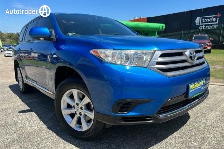 Blue 2010 Toyota Kluger Wagon KX-R (4X4) 7 Seat