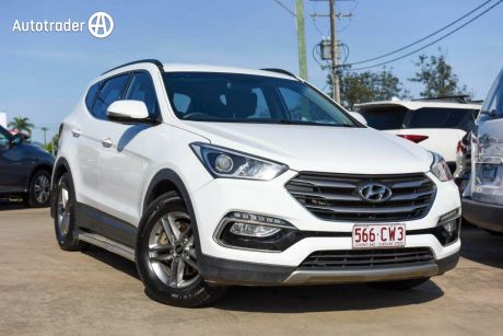 White 2015 Hyundai Santa FE Wagon Active Crdi (4X4)