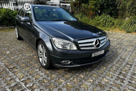 Grey 2009 Mercedes-Benz C320 Sedan CDI Avantgarde