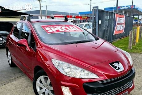 Red 2007 Peugeot 308 Hatch XSE