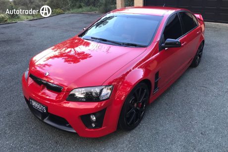 Red 2007 HSV GTS Sedan