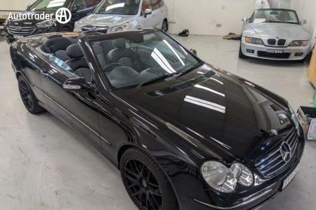 Black 2004 Mercedes-Benz CLK320 Cabriolet Avantgarde