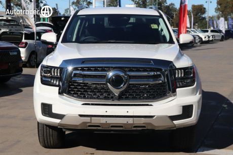 White 2024 GWM Cannon Alpha Dual Cab Utility LUX (4X4)