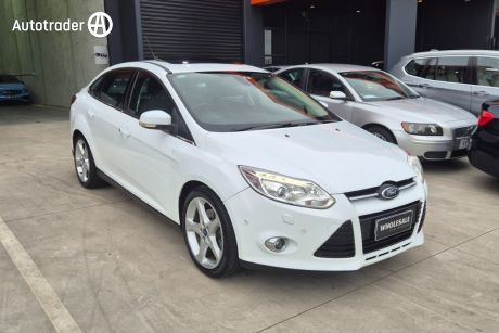 White 2012 Ford Focus Sedan Titanium