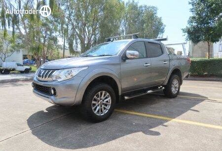 Grey 2015 Mitsubishi Triton Dual Cab Utility GLS (4X4)
