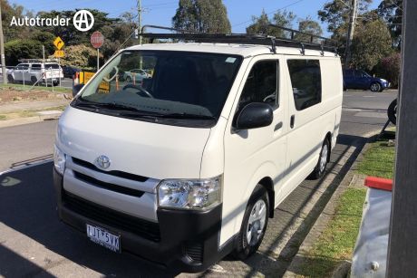 White 2017 Toyota HiAce Commercial