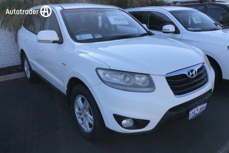 White 2010 Hyundai Santa FE Wagon SLX Crdi 4x4