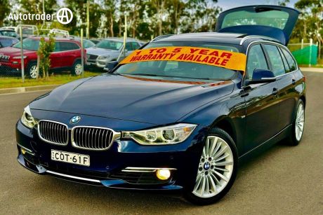 Blue 2013 BMW 3 Wagon 20i
