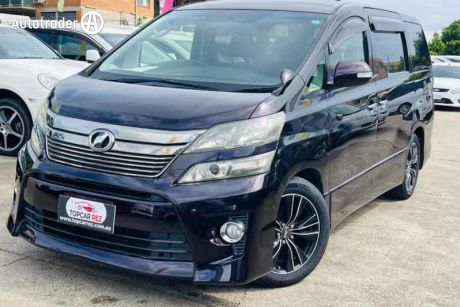 Purple 2012 Toyota Vellfire Wagon