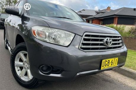 Grey 2008 Toyota Kluger Wagon KX-R (4X4) 7 Seat