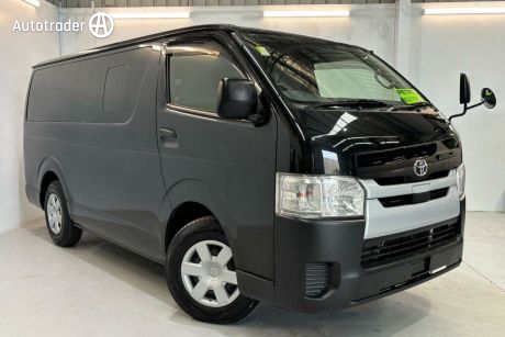 Black 2019 Toyota HiAce Commercial