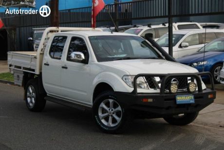 White 2011 Nissan Navara Ute Tray