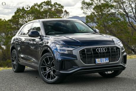 Blue 2023 Audi Q8 Wagon 50 TDI Quattro S Line Mhev