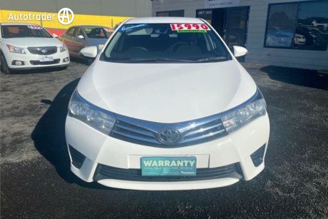 White 2016 Toyota Corolla Sedan Ascent