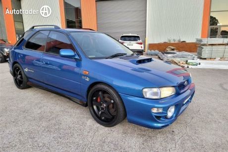 Blue 1997 Subaru Impreza Hatchback WRX Club Spec