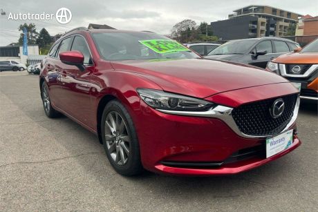 Red 2020 Mazda 6 Wagon Sport