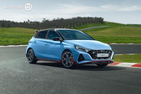 Blue 2024 Hyundai I20 Hatch N