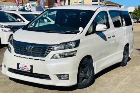 White 2009 Toyota Vellfire Wagon