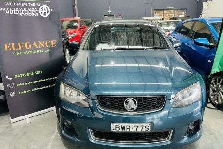 Blue 2012 Holden Commodore Sedan SS