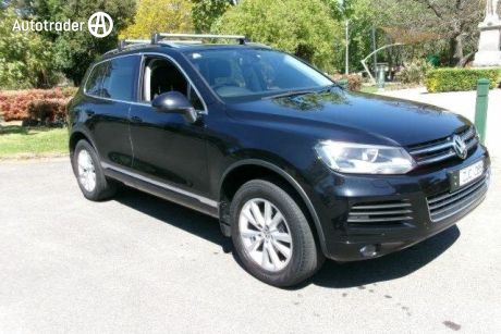 Black 2012 Volkswagen Touareg Wagon V6 TDI