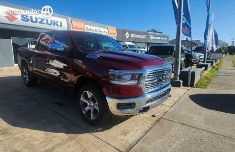 Red 2023 Ram 1500 Crew Cab Utility Laramie (W/Sunroof) Mhev