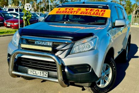 Silver 2015 Isuzu MU-X Wagon 4x4 LS-U 3.0L Turbo Diesel 7 Seats Wagon