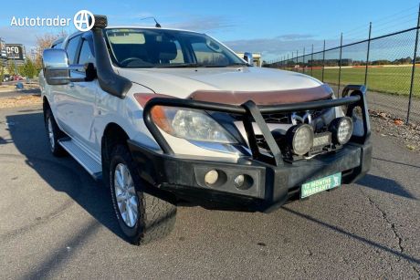 White 2011 Mazda BT-50 Dual Cab Utility GT (4X4)