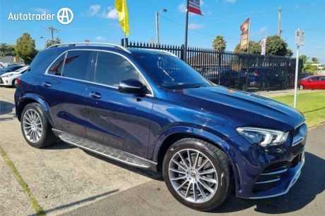 Blue 2019 Mercedes-Benz GLE400 Wagon D 4Matic