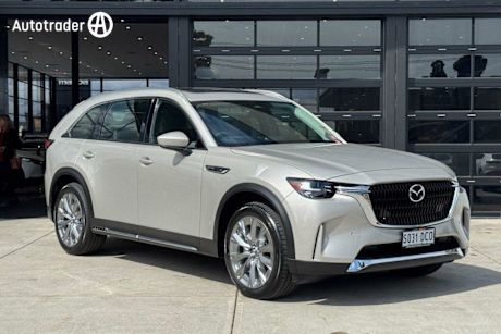 Silver 2024 Mazda CX-90 Wagon D50E GT Mhev