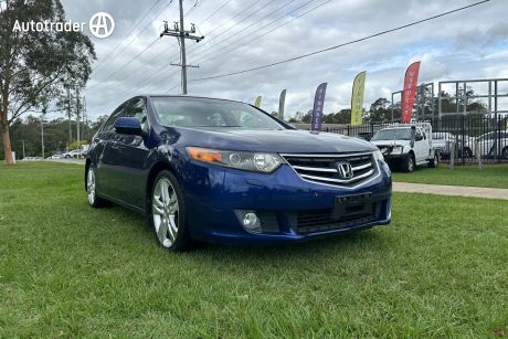 Blue 2008 Honda Accord Euro Sedan Luxury Navi