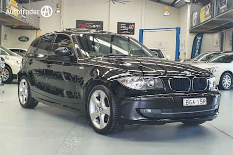 Black 2008 BMW 120I Hatchback