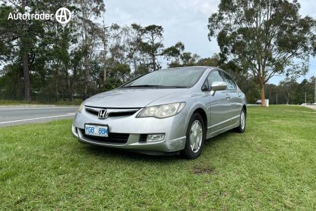 Silver 2008 Honda Civic Sedan Hybrid